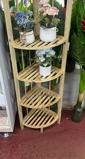 Wooden Corner Decoration Holder