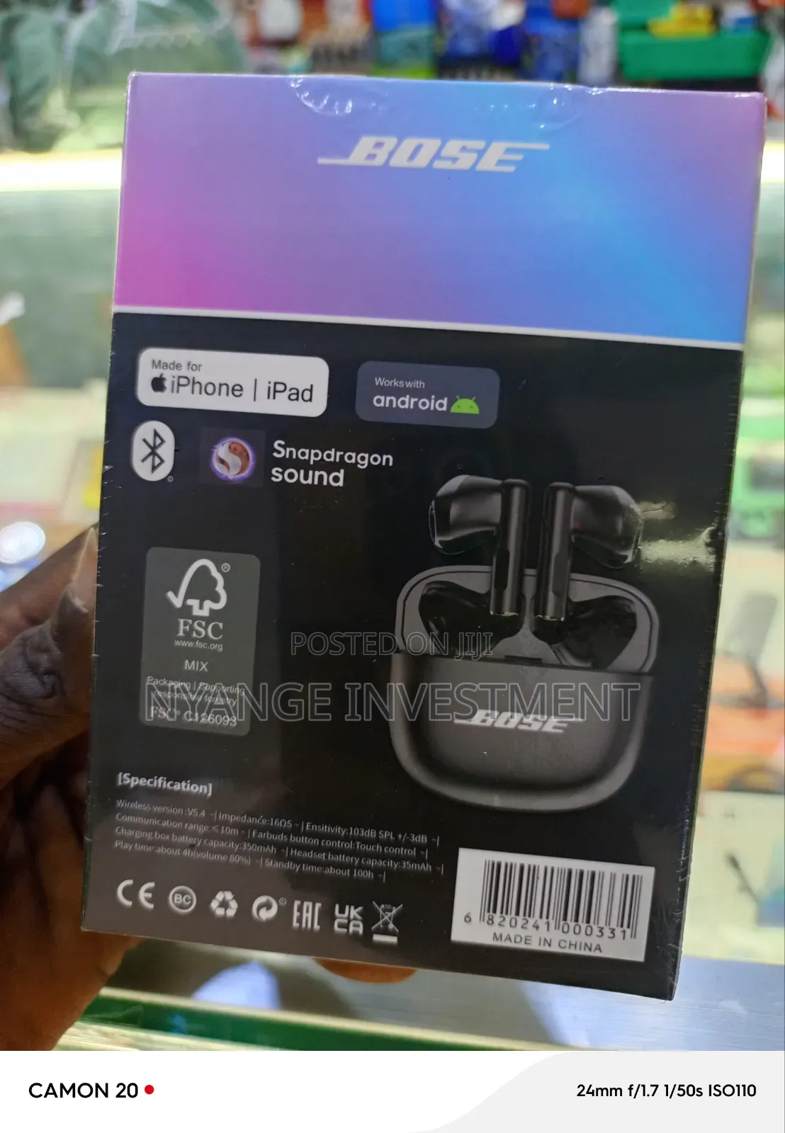 Bose Wireless Microphone.