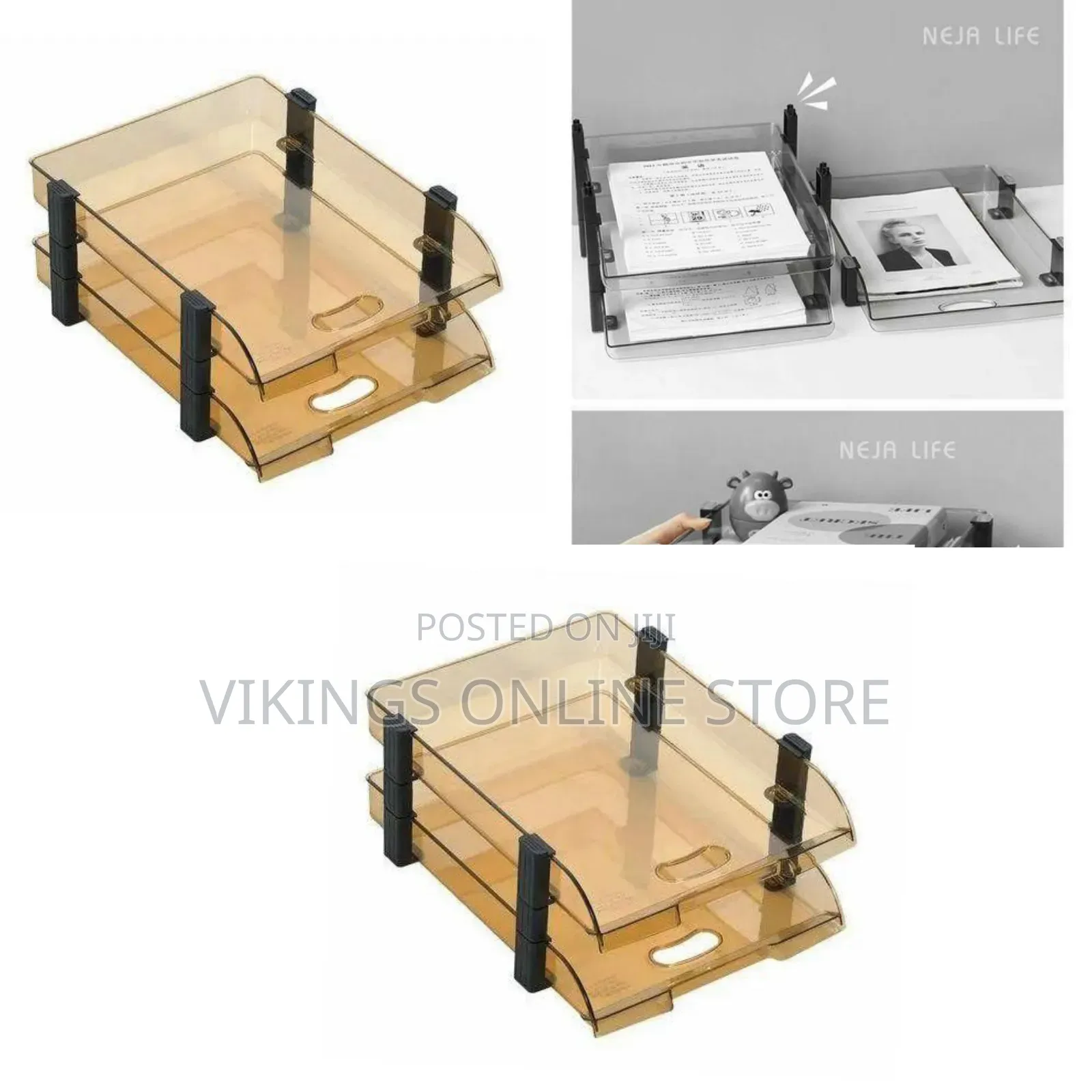 2 Tier Acrylic Desk Organizer