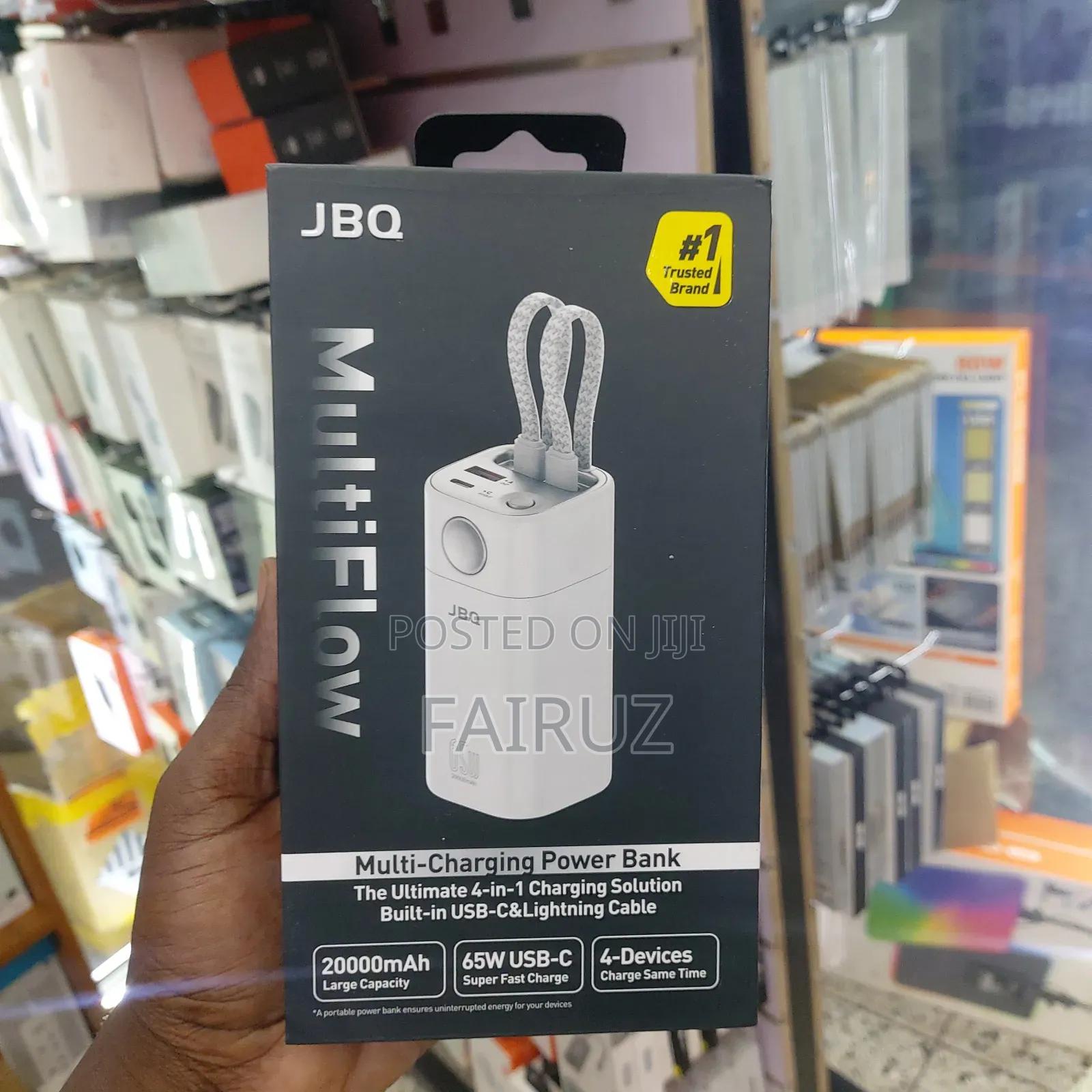 JBQ Multi-Flow 65w Charging Power Bank