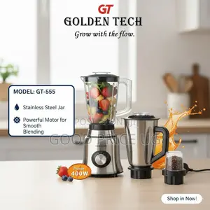 Golden Tech Gt-555 Stainless Steel Jar Blender