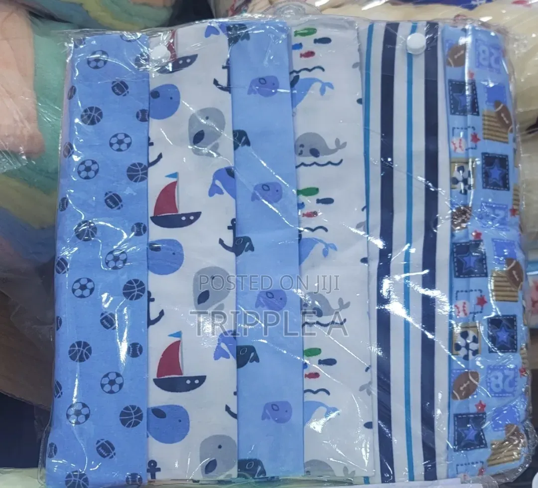 6 Pack Cotton Receiving Bed Sheets