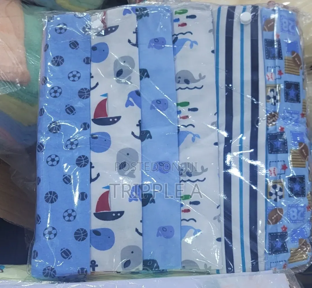 6 Pack Cotton Receiving Bed Sheets