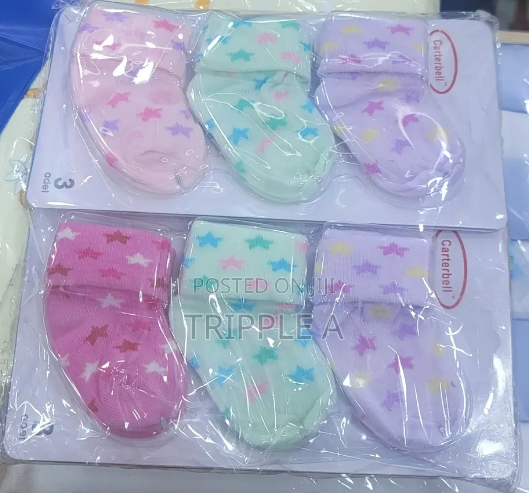 Star Print Cotton Socks( Dozen)