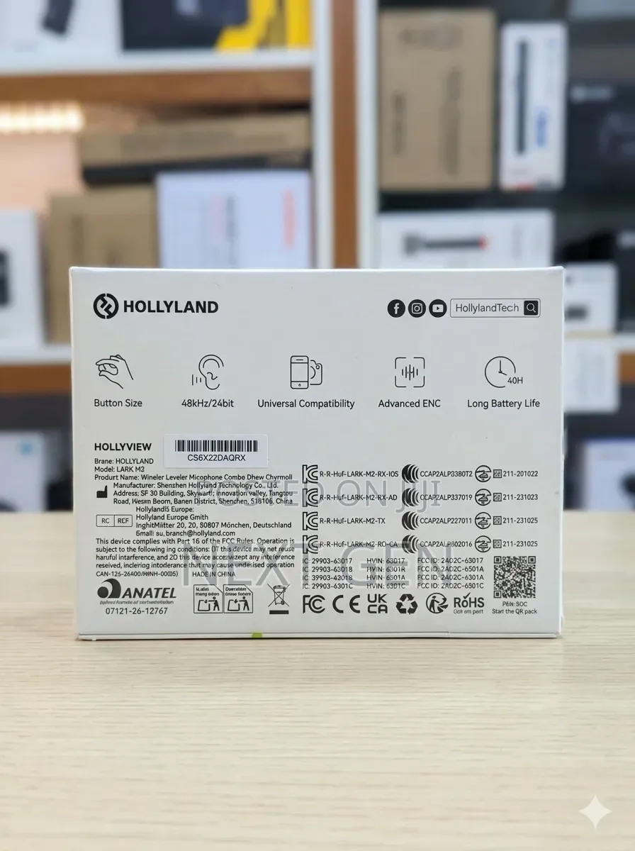 `Hollyland Lark M2 Wireless Mic