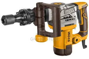 1300w 7kg Demolition Breaker With 2 Chisels - 20j Impact Force