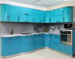 Modern L Shape Kitchen Cabinets 980,000/- Per Running Meter Order Now