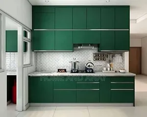 Single Lane Kitchen Cabinets From 7,000,000/- In Any Colour Order Now