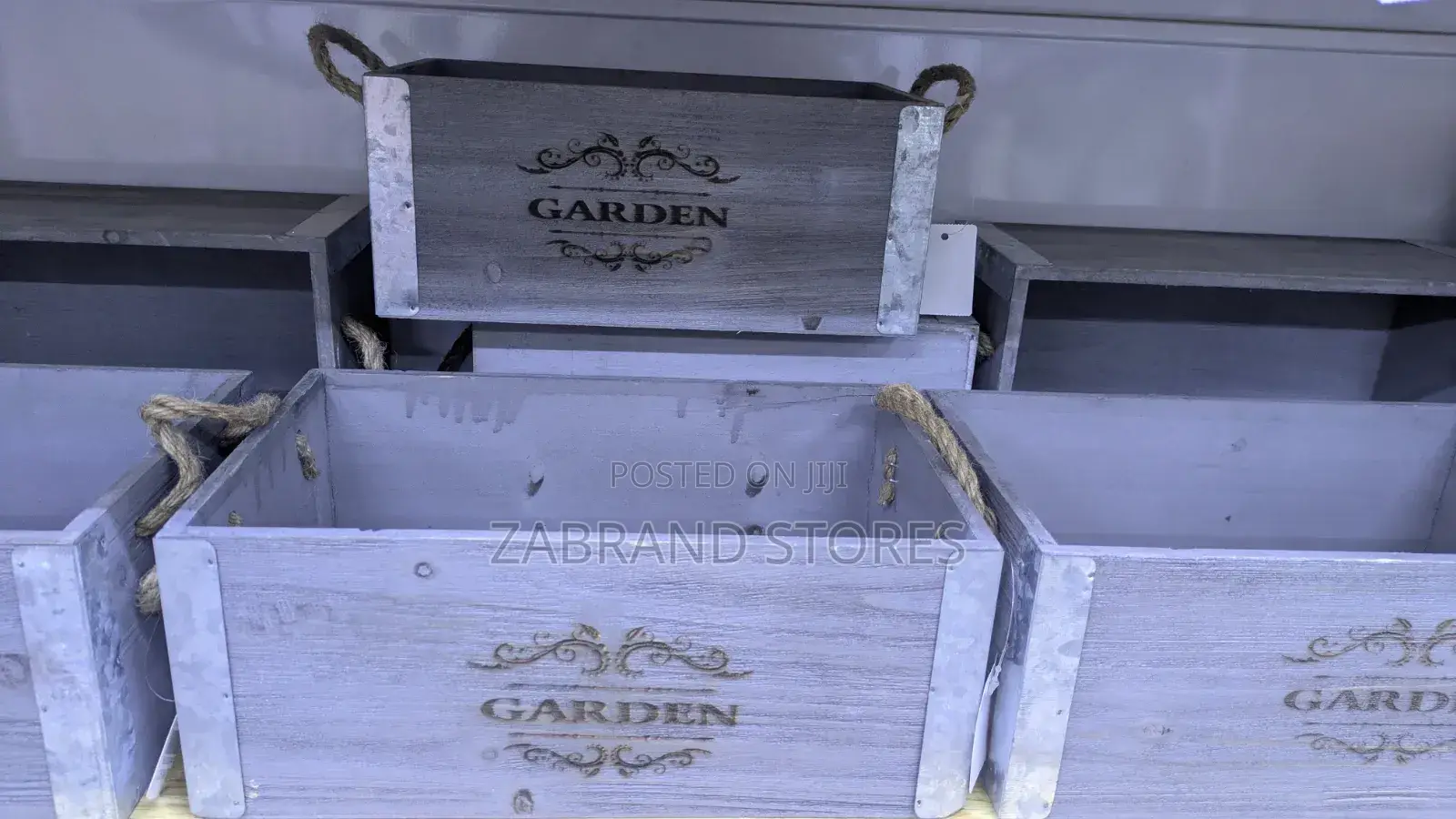 Wooden Rustic Plant Box