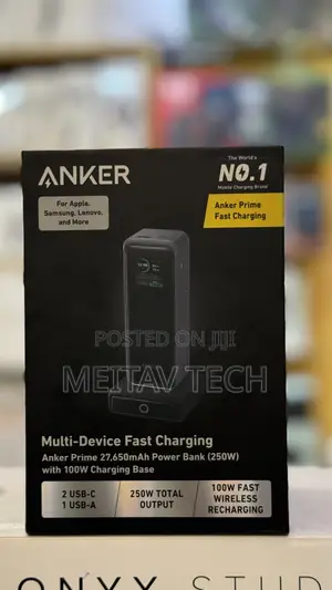 Anker Prime 27,650mah Powerbank 250w
