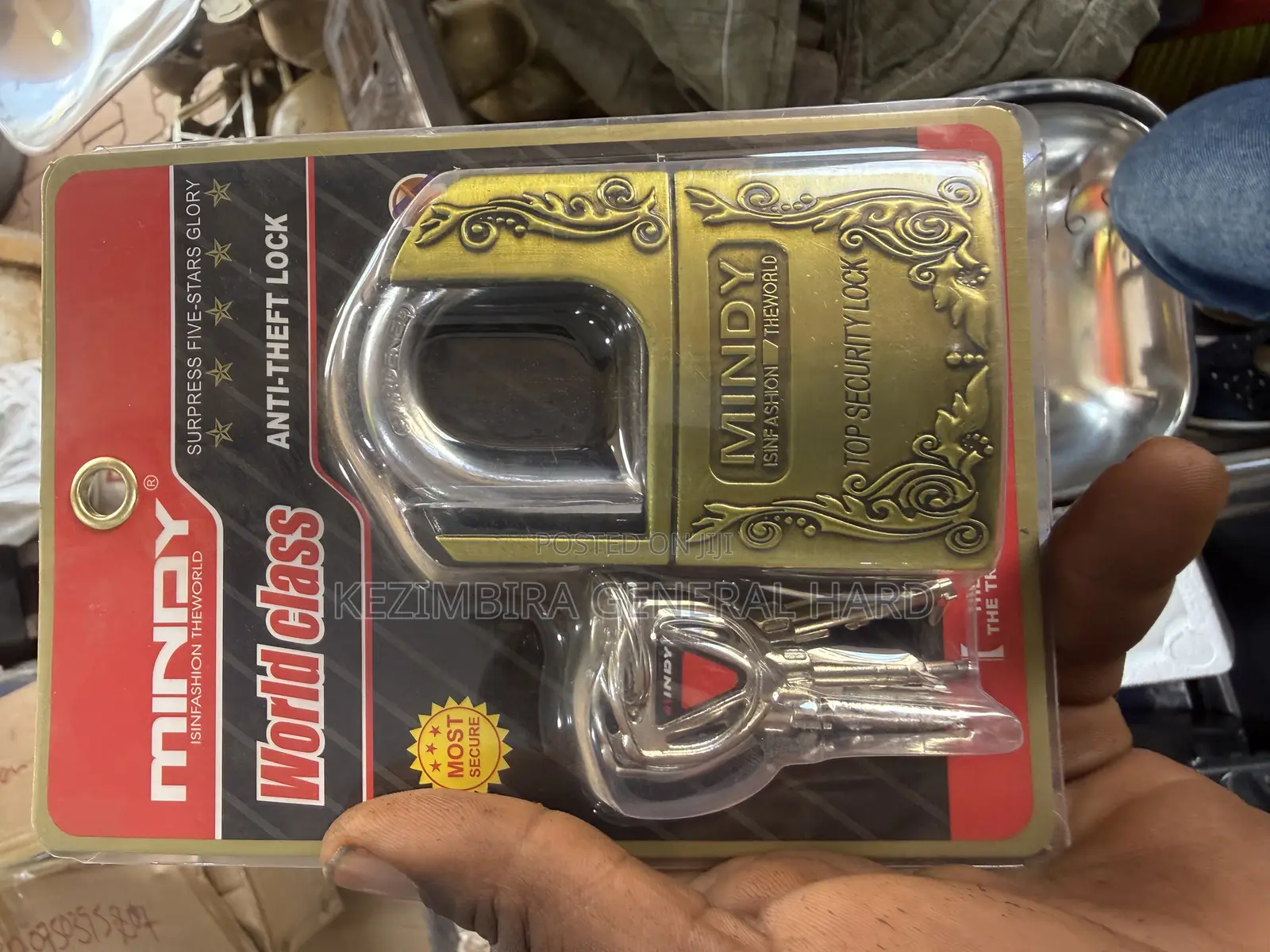 Top Pad Lock Security