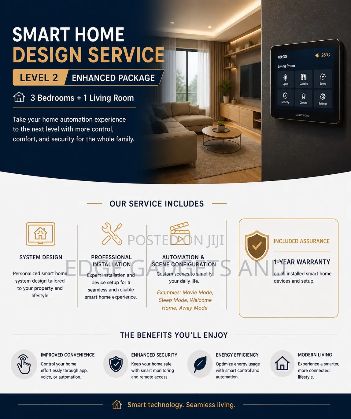 Smart Home Design Service - Level 2 Enhanced Package