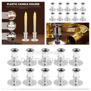 12pcs Fire Resistance Candle Holders