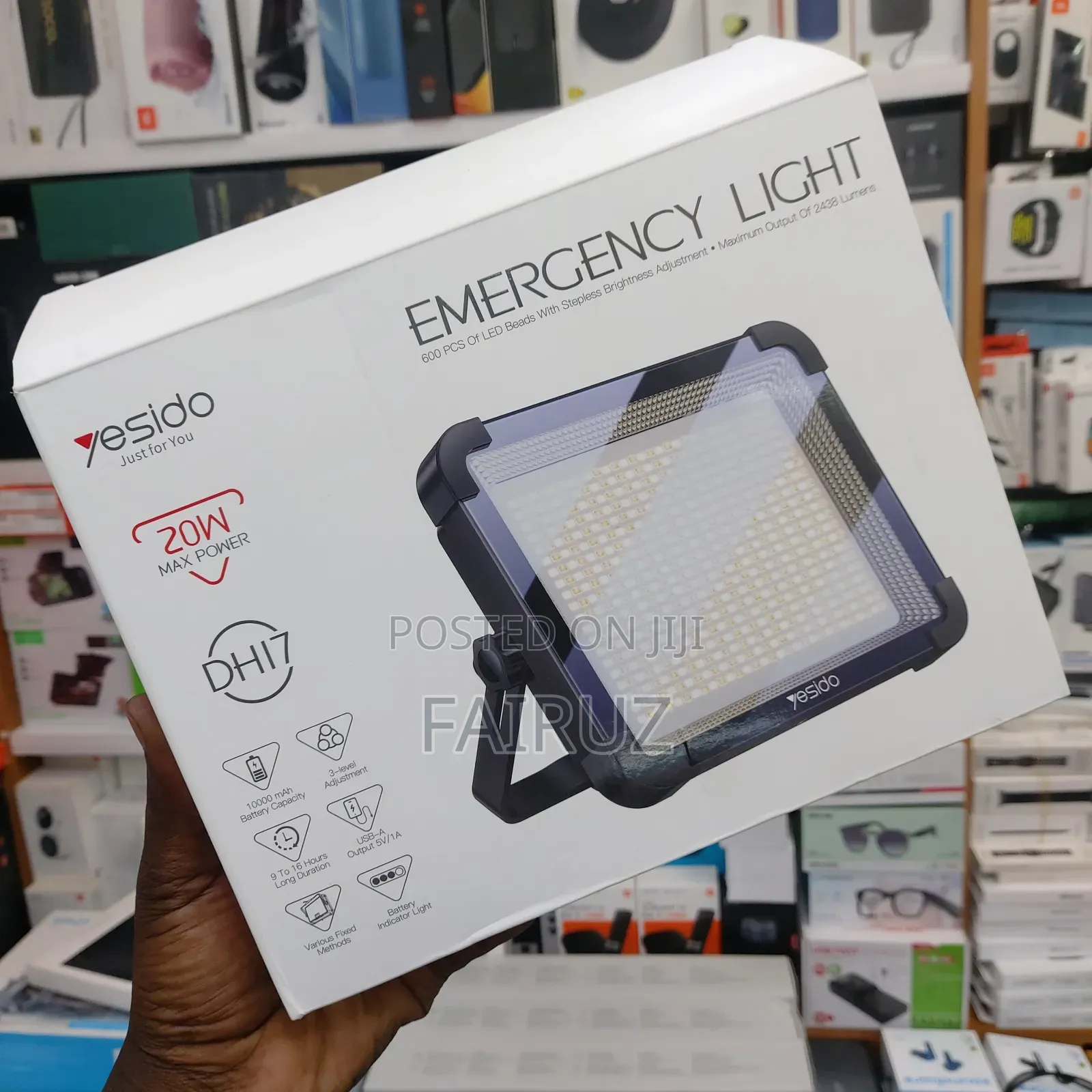 20w Yesido Emergency Rechargeable Light