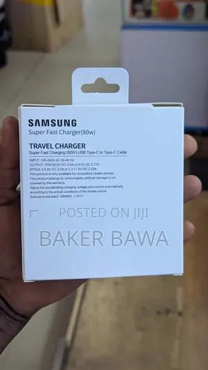 Samsung Chargers Available 80w