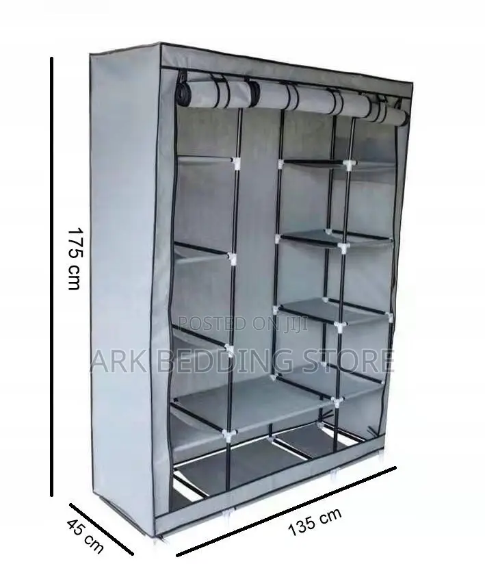 Gray Closet Organizer