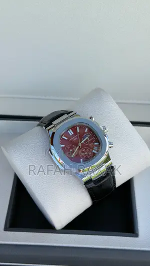 Maroon Dial Version of Patek Philippe Nautilus Chronograph Watch