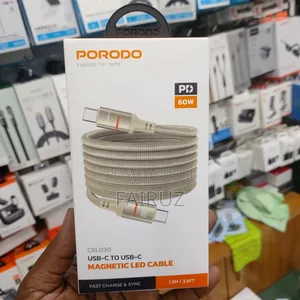 60w Pd Usb-C to Usb-C Magnetic Led Cable