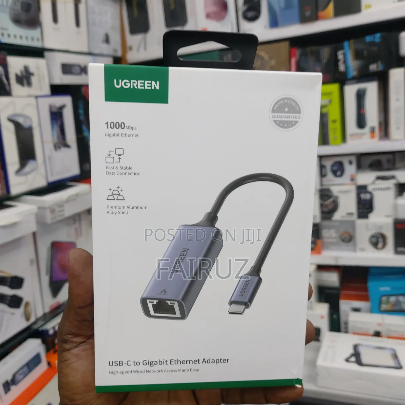 Ugreen Usb-C to 1000mbps Gigabit Ethernet Adapter