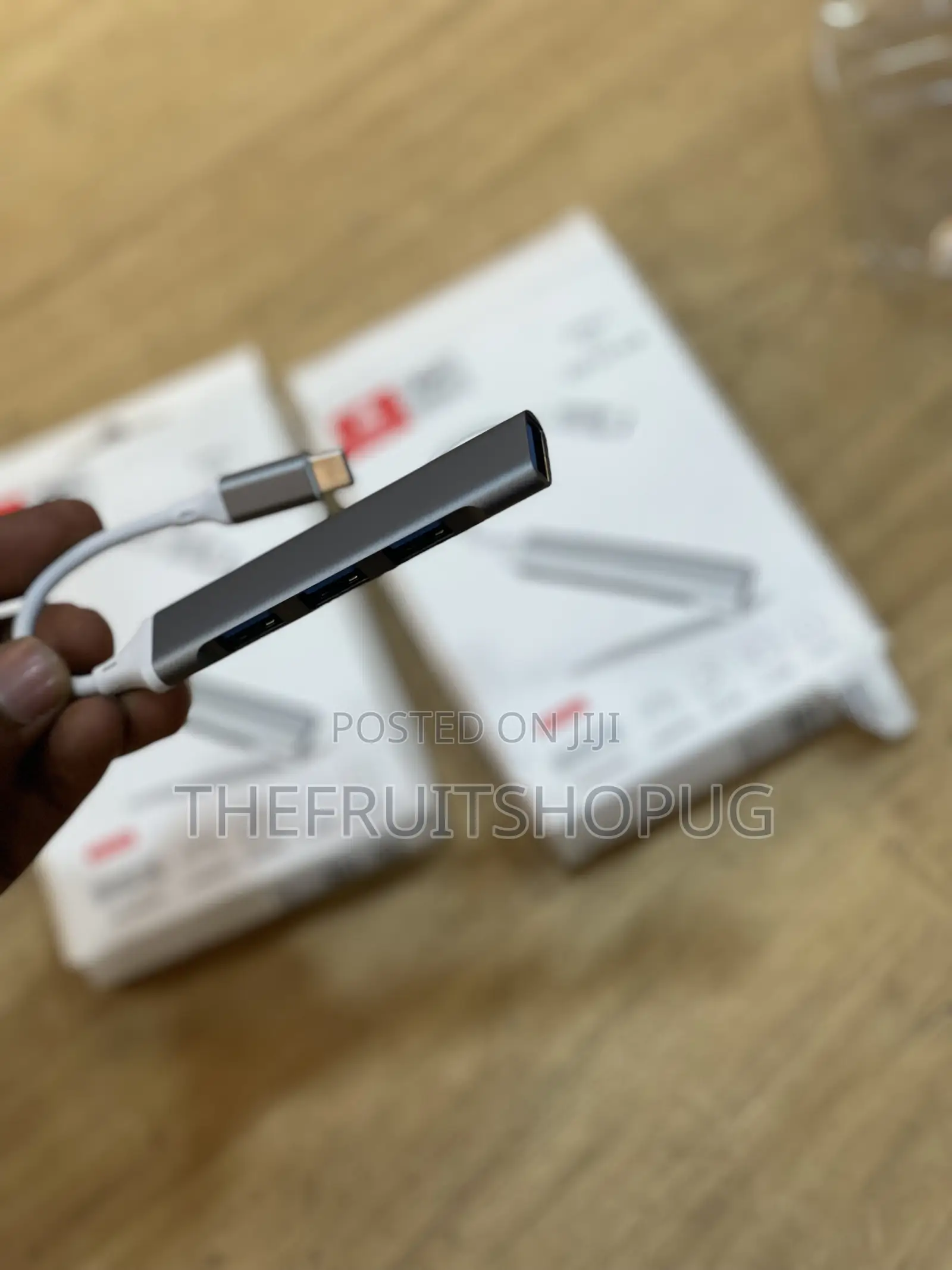 4-Port Usb-C to Usb 3.0 Hub – High-Speed Data Transfer