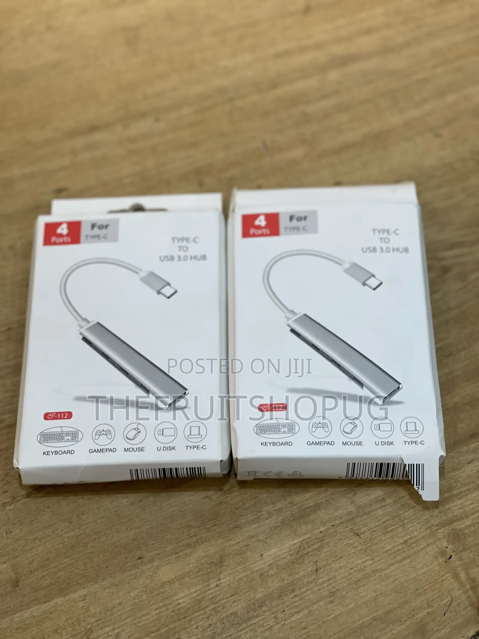 4-Port Usb-C to Usb 3.0 Hub – High-Speed Data Transfer
