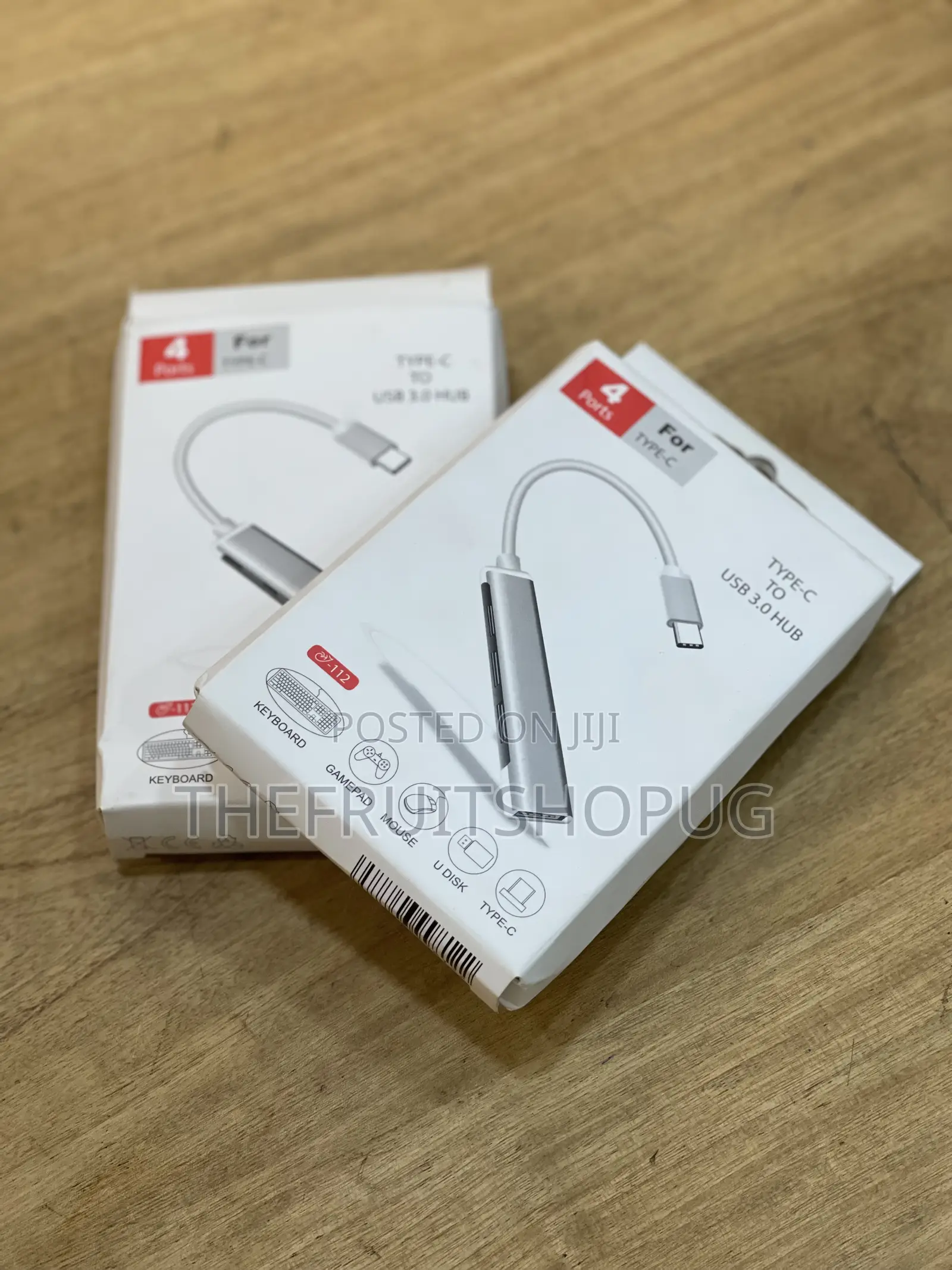 4-Port Usb-C to Usb 3.0 Hub – High-Speed Data Transfer