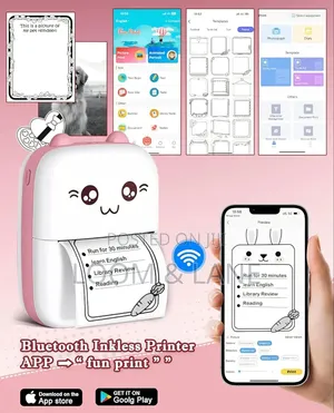 New Portable Mini Bluetooth Thermal Printer