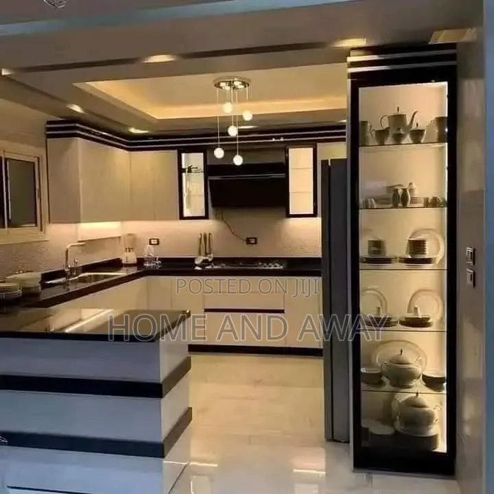 Smart Modern and Well Lit Kitchen Cabinets From 990,000/- Per Meter