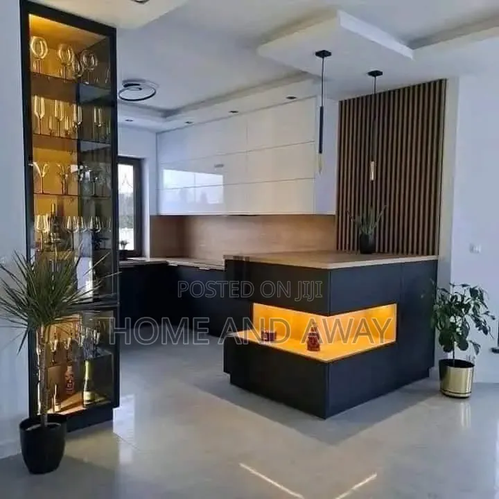 Smart Modern and Well Lit Kitchen Cabinets From 990,000/- Per Meter