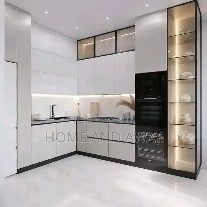 Smart Modern and Well Lit Kitchen Cabinets From 990,000/- Per Meter