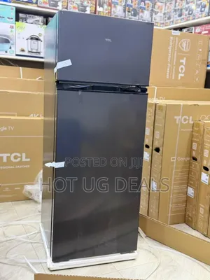 TCL 270 Litre Double Door Top Mount Refrigerator - Silver