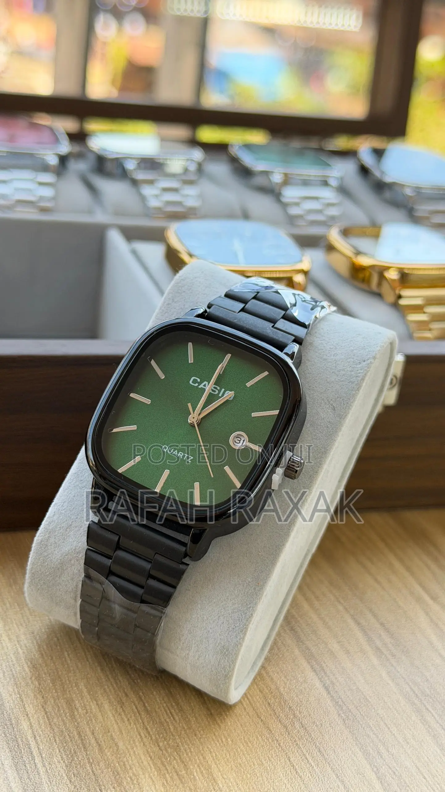 Green Dial Version of Casio Quartz Watch