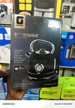 Stainless Steel Electric Kettle. Geepas 1.8l Kettle