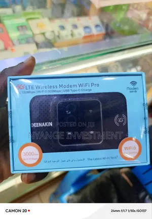 Deenakin 5g+ Lte Wireless Modem Wifi Pro. Wireless Modem