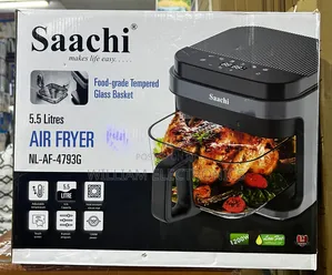 5.5litres Saachi Glass Airfryer/Saachi Air Fryer
