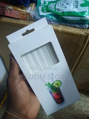 Reusable Glass Drinking Straws.