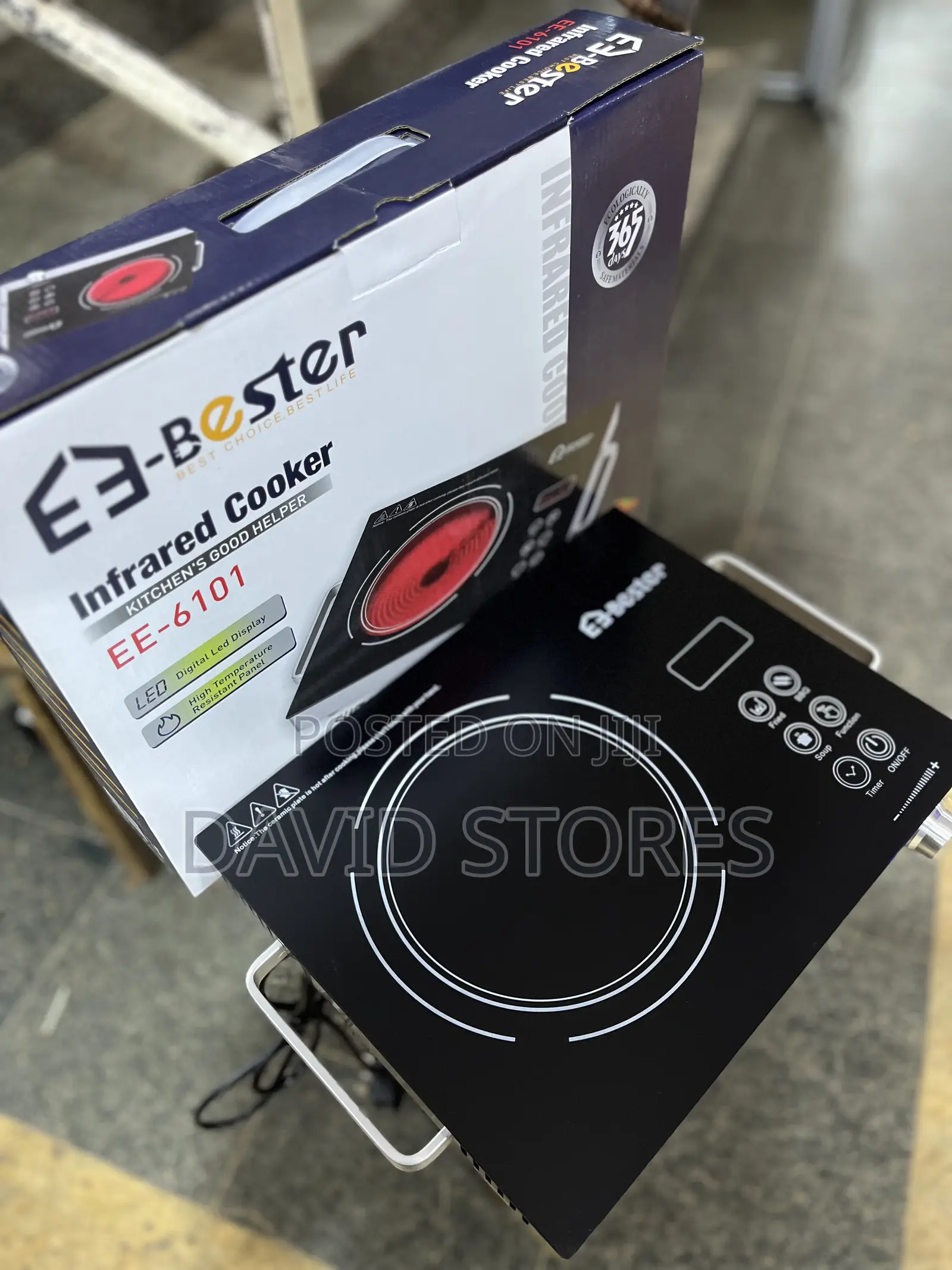 Bester Single Infrared Electric Plate – Fast Heating Energy Efficient