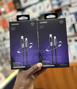 Ugreen Uno Usb-C to Usb-C 100w Pd Fast Charging Cables.