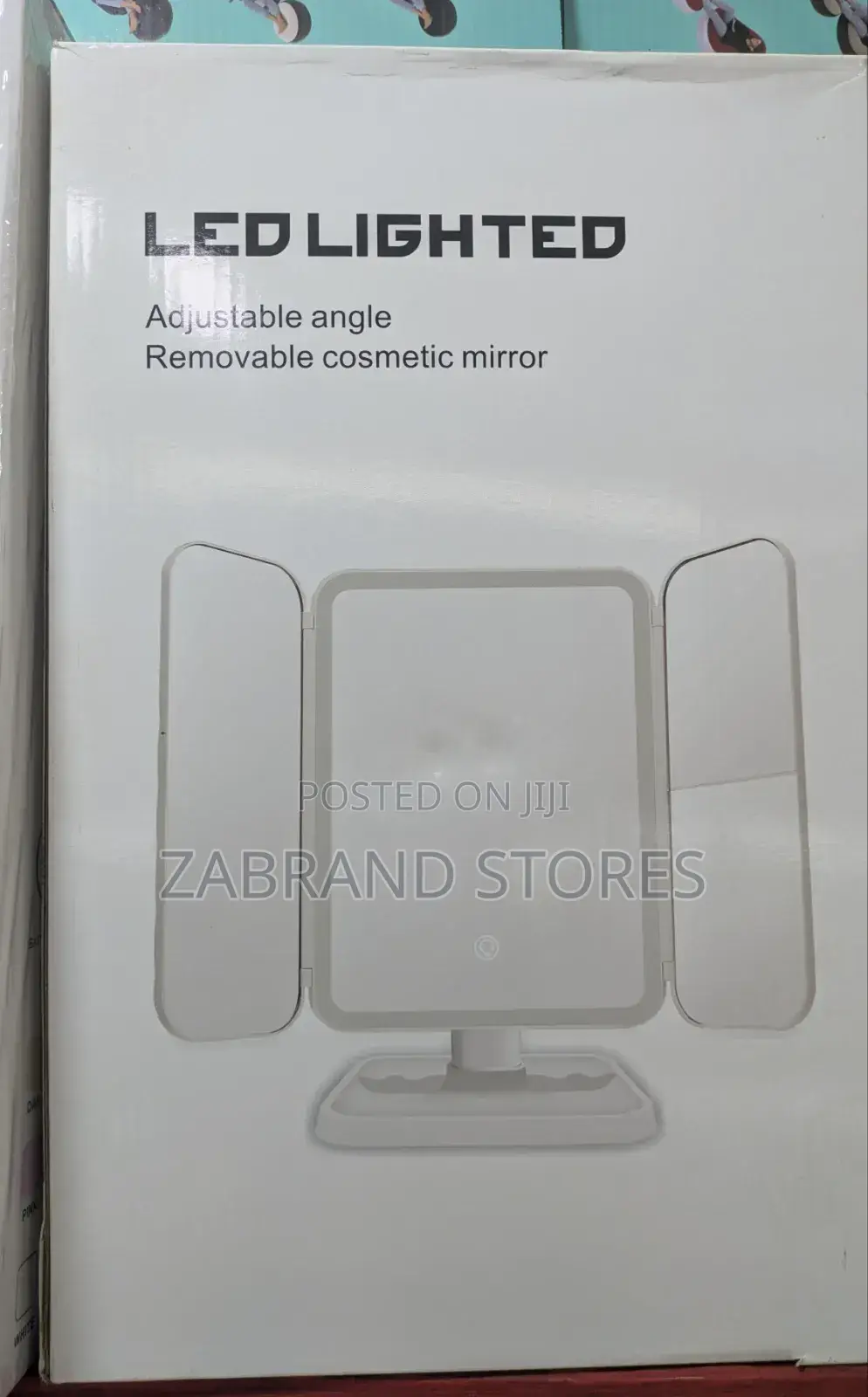 Led Light Adjustable Angel Removable Cosmetic Mirror