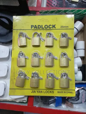 25mm Padlocks Chart