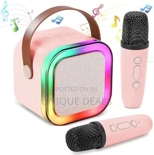 Mini Karaoke Machine for Kids, Portable Bluetooth Speaker