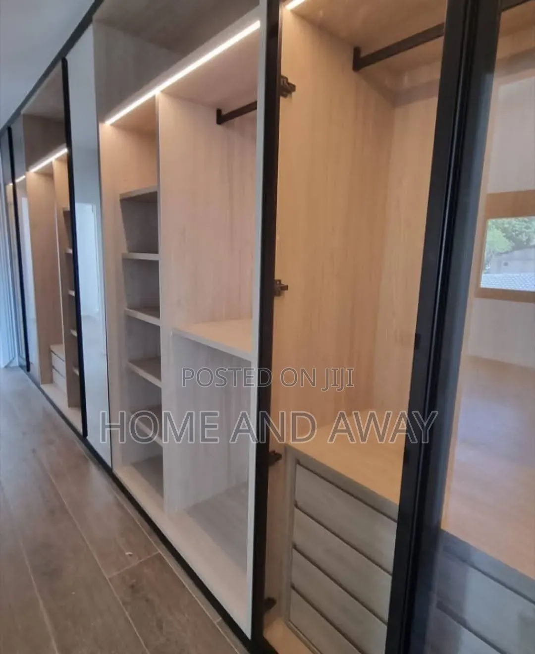 Walking Closets and Wardrobes With Glass Doors 1,200,000/- Per Meter