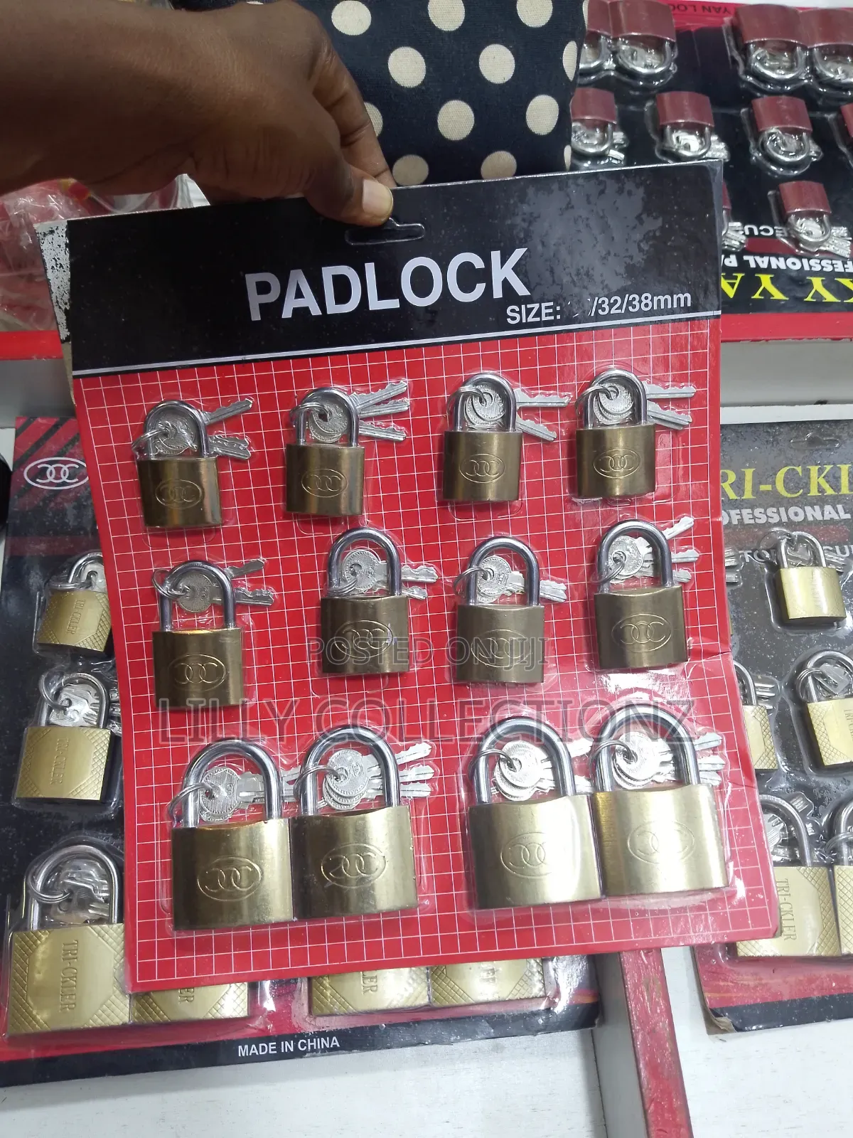 32/38 Padlock Chart