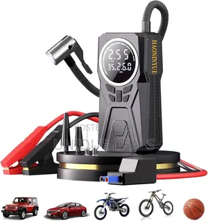 Car Battery Starter With Air Compressor, Car