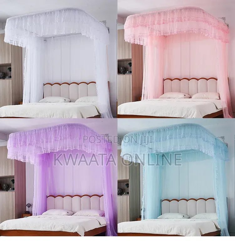 Wall Mount Mosquito Net Cozy Drape Princess Bedroom Decoration