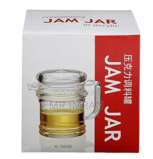 Acrylic Jam Jar or Condiment Container