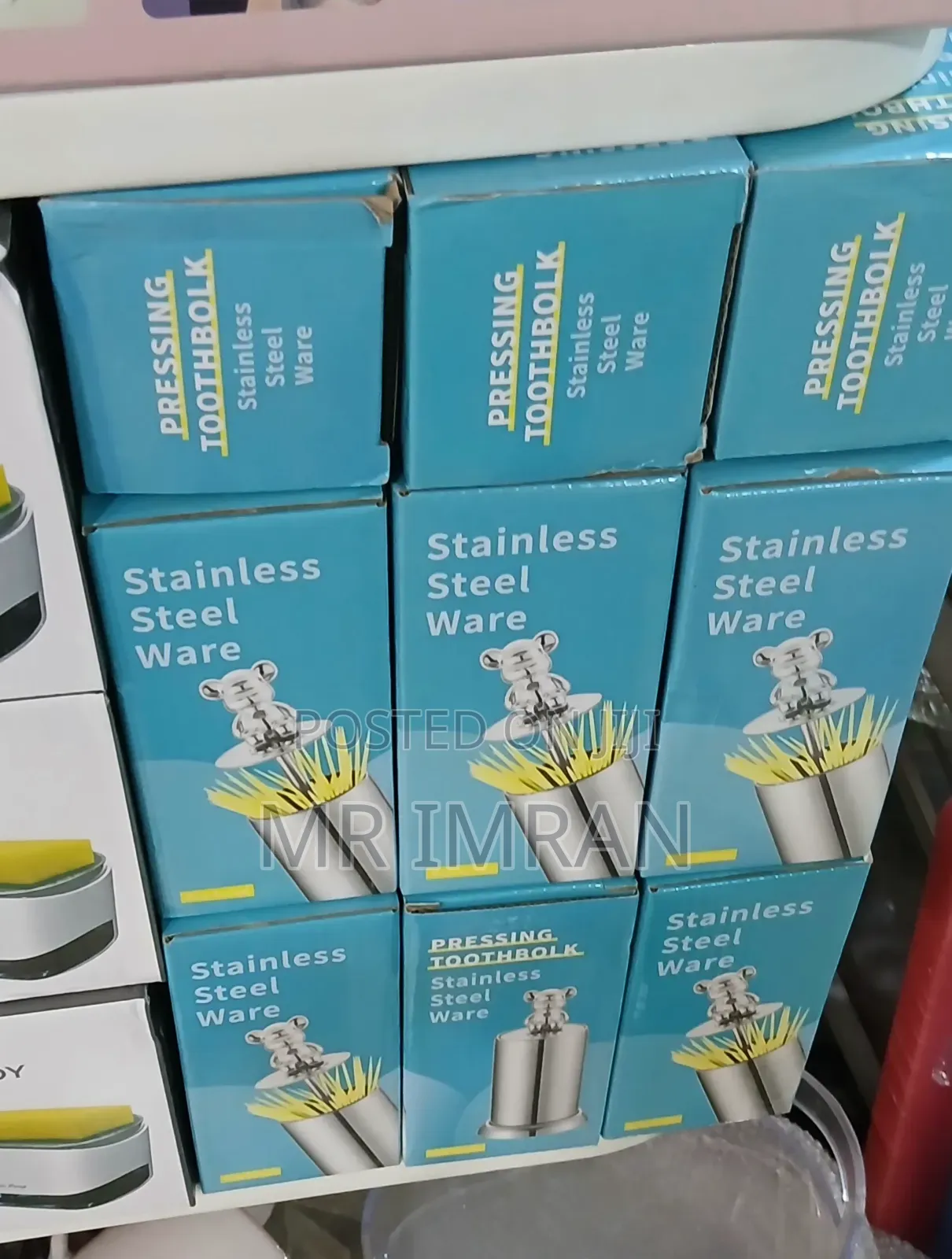 Stainless Steel Pressing Toothpick Dispensers
