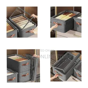 Foldable Fabric Storage Box - Multicolor