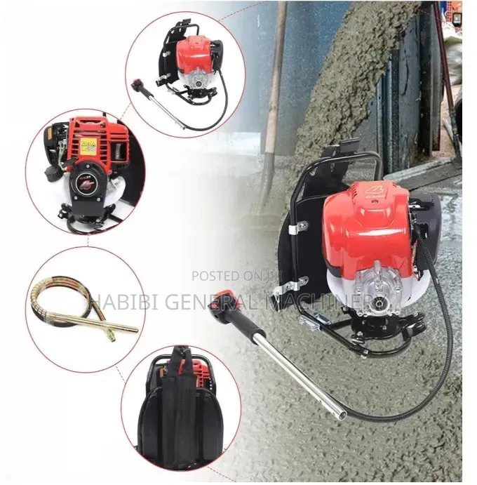 Backpack 4 Stroke Petrol Concrete Vibrator With Poker