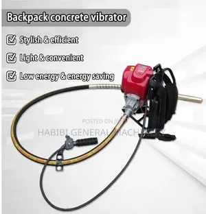 Concrete Vibrator, 4 Stroke Gasoline Equipment With Portable Poker